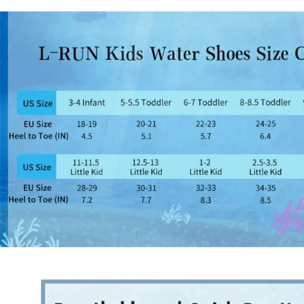 NWT kids water shoes